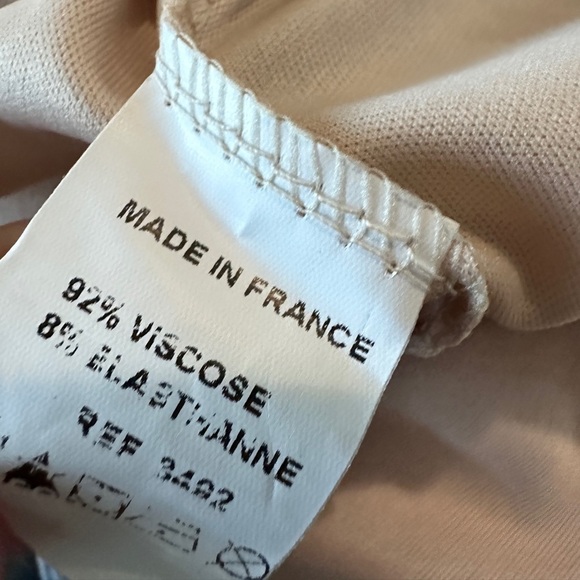 VANNY Animal Print Maxi Dress V-Neck Made in France Size S NWT - Picture 14 of 14